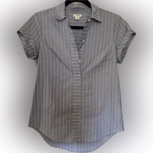 Land’s End Classic Look Quarter Pullover Cotton Shirt